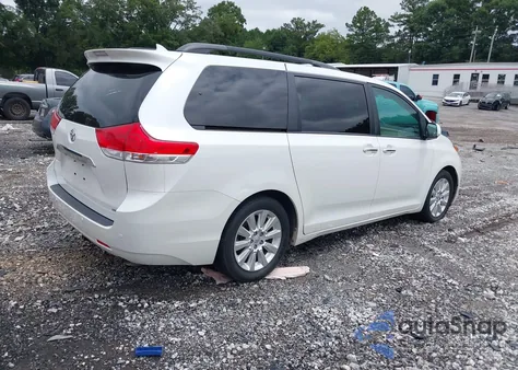 2011 Toyota Sienna Limited V6 z USA, uszkodzony, nr VIN 5TDYK3DC1BS093503